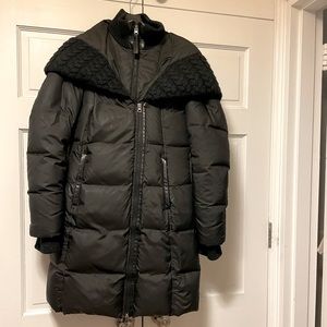 Authentic womens Mackage Down coat size Small black